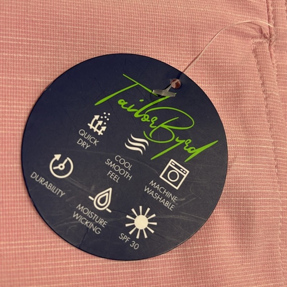 New Tailor Byrd Performance Quick Dry, Moisture Wicking, SPF 30 Sun Protection! - Picture 6 of 8